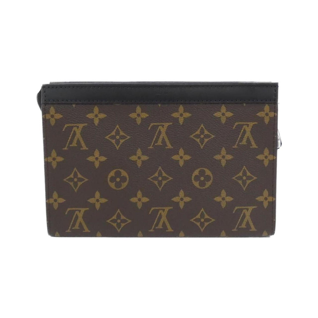 Louis Vuitton Brown Coated Canvas Shoulder Bag (Pre-Owned)