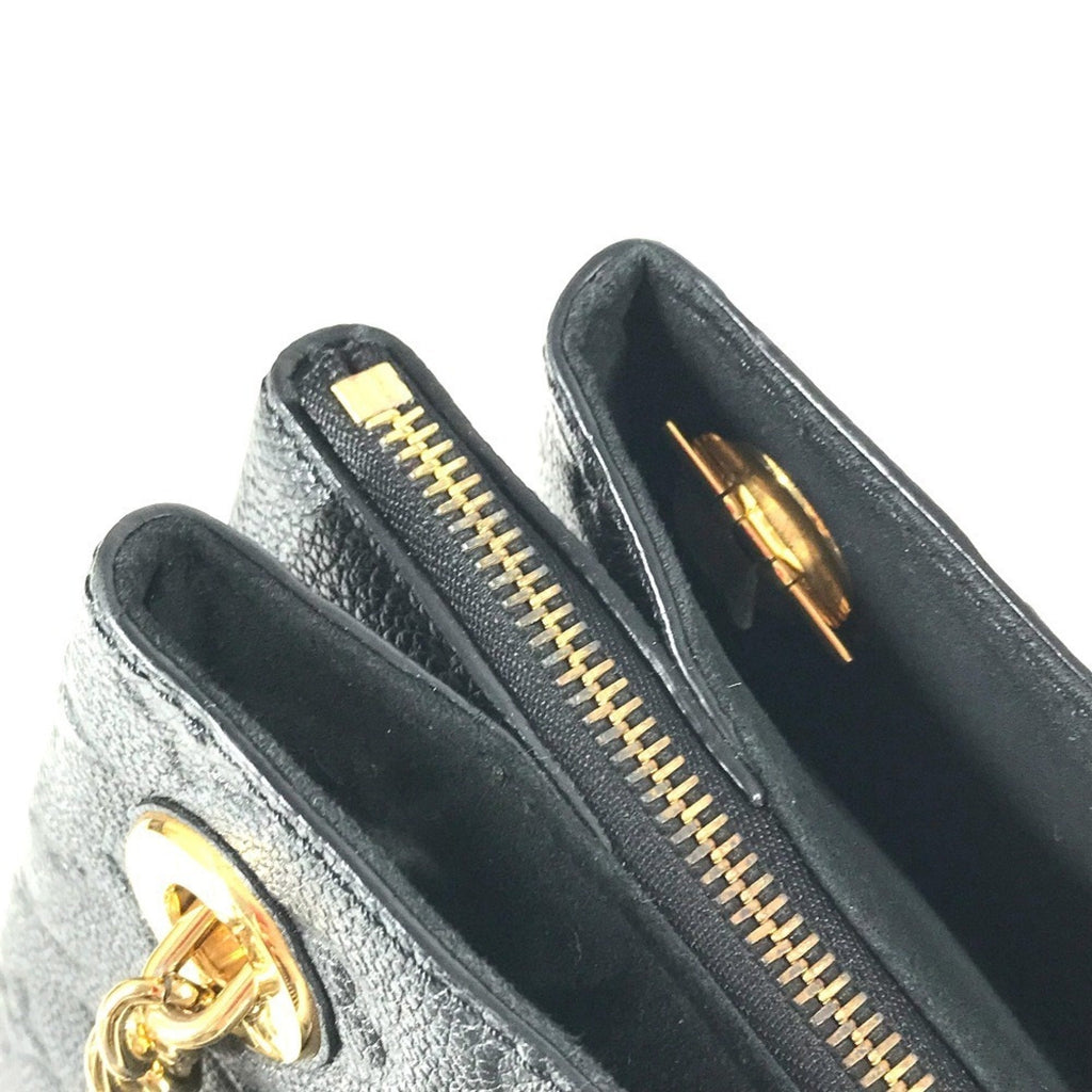 Louis Vuitton Black Noir Monogram Empreinte Shoulder Bag Tote Bag (Pre-Owned)