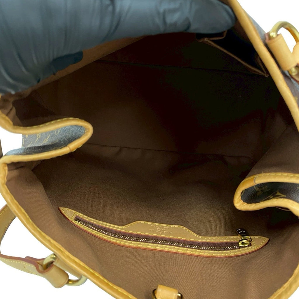 Louis Vuitton Brown Leather Pvc Shoulder Bag Tote Bag (Pre-Owned)