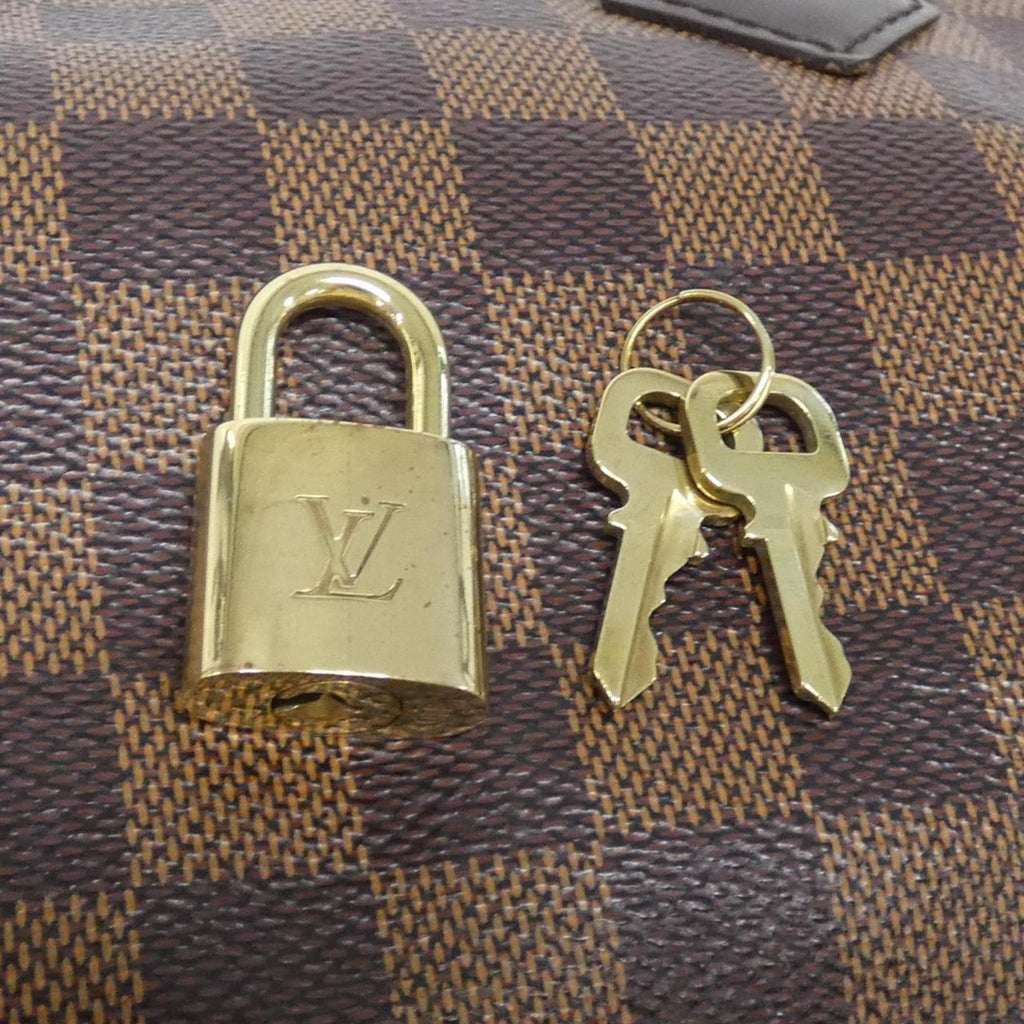 Louis Vuitton Damier Ebene Coated Canvas Boston Bag (Pre-Owned)