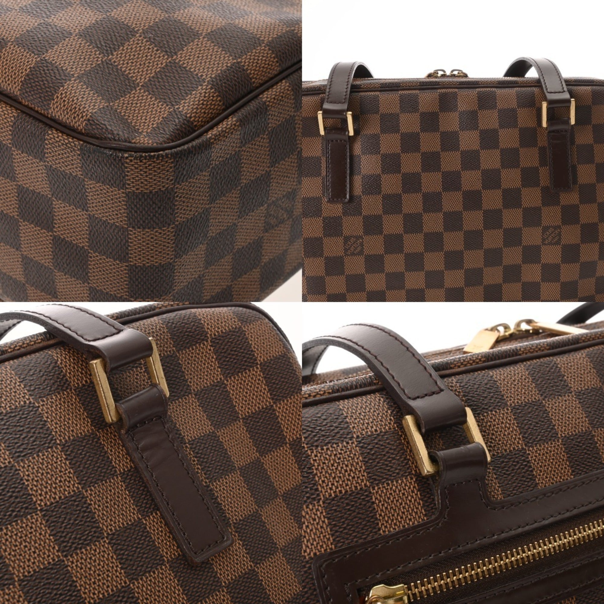 Louis Vuitton Damier Brown Damier Canvas Damier Canvas Shoulder Bag (Pre-Owned)