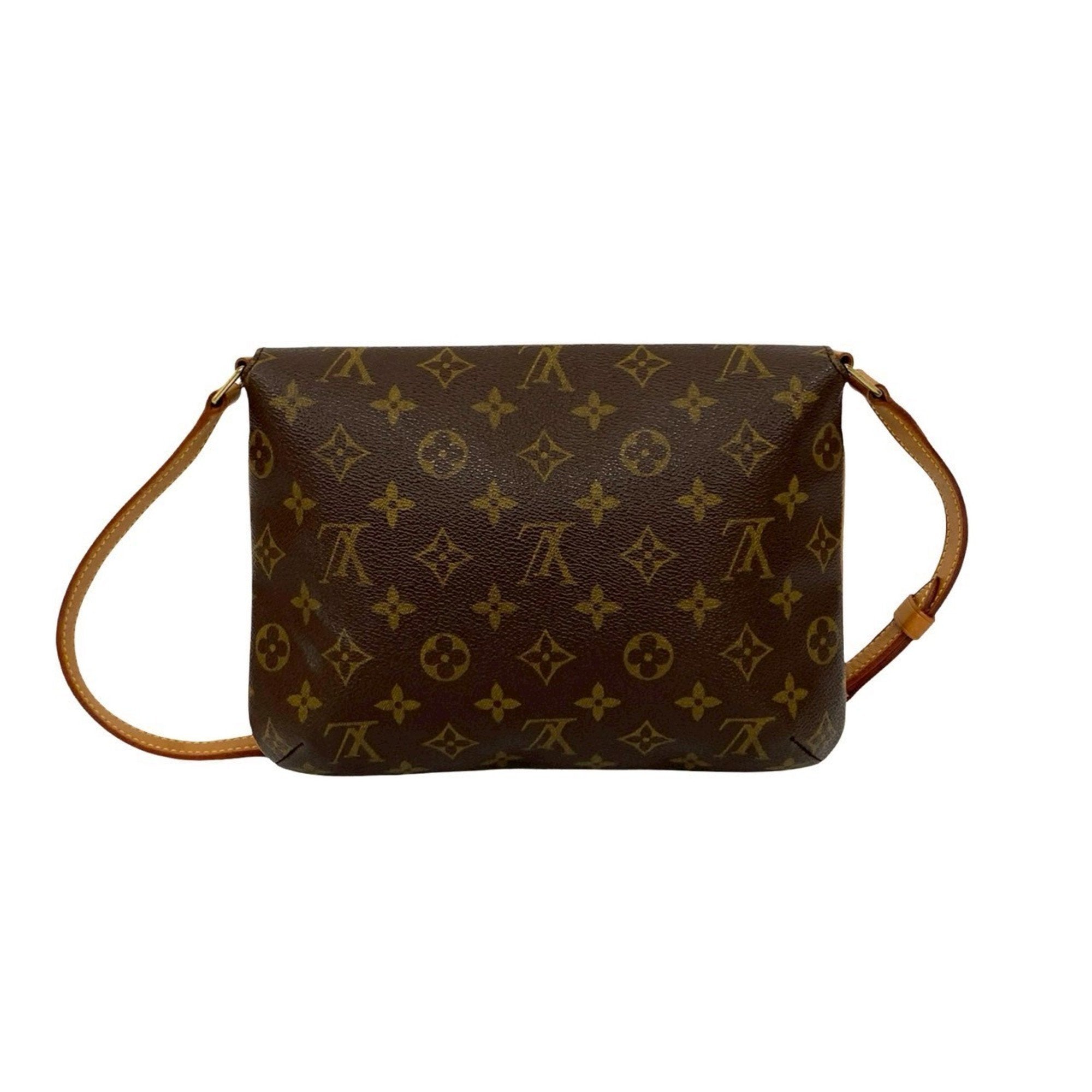 Louis Vuitton Brown Leather Pvc Shoulder Bag (Pre-Owned)