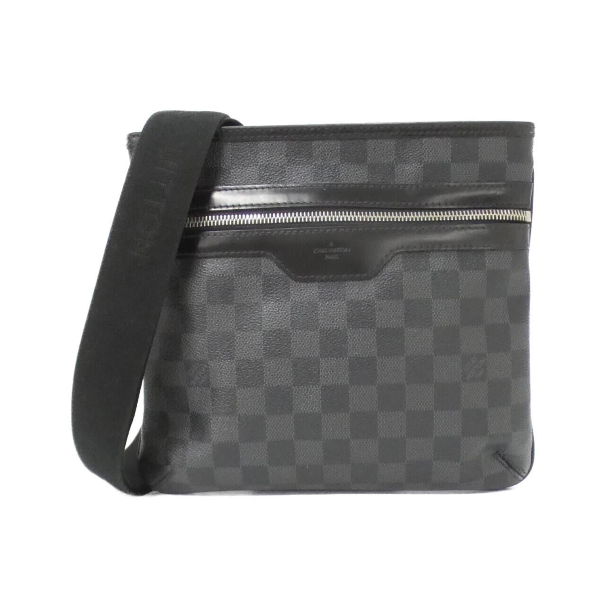 Louis Vuitton Graphite Coated Canvas Shoulder Bag (Pre-Owned)