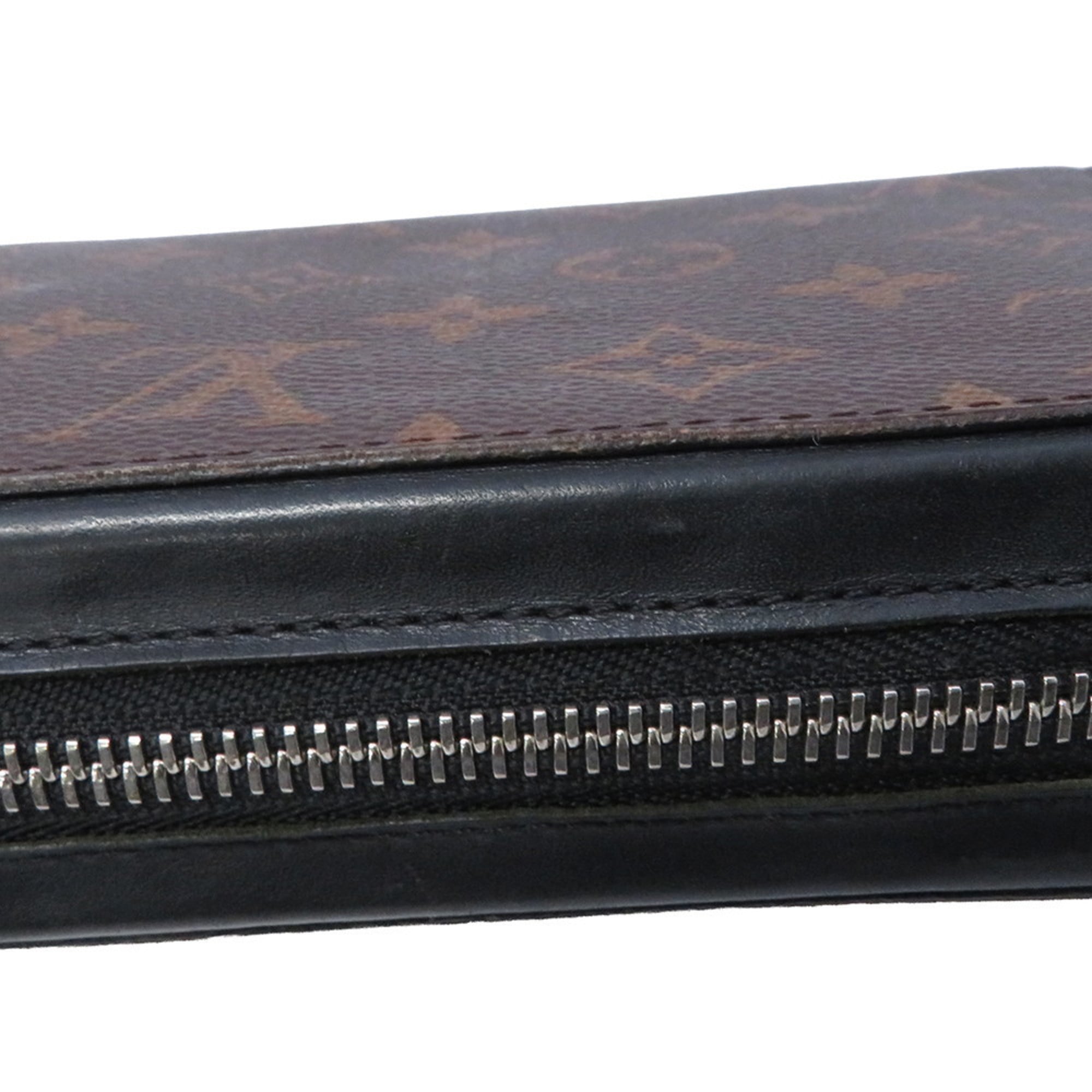 Louis Vuitton Monogram Macassar Noir Monogram Coin Purse/Coin Case (Pre-Owned)