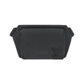 Louis Vuitton Black Leather Shoulder Bag (Pre-Owned)