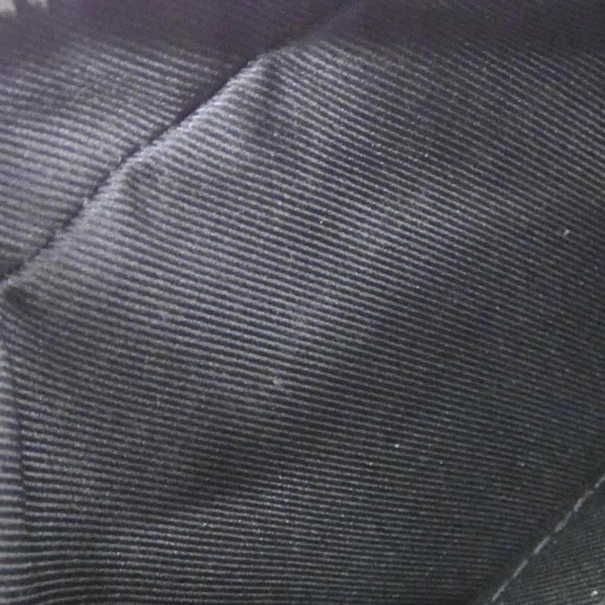 Louis Vuitton Black Coated Canvas Shoulder Bag (Pre-Owned)