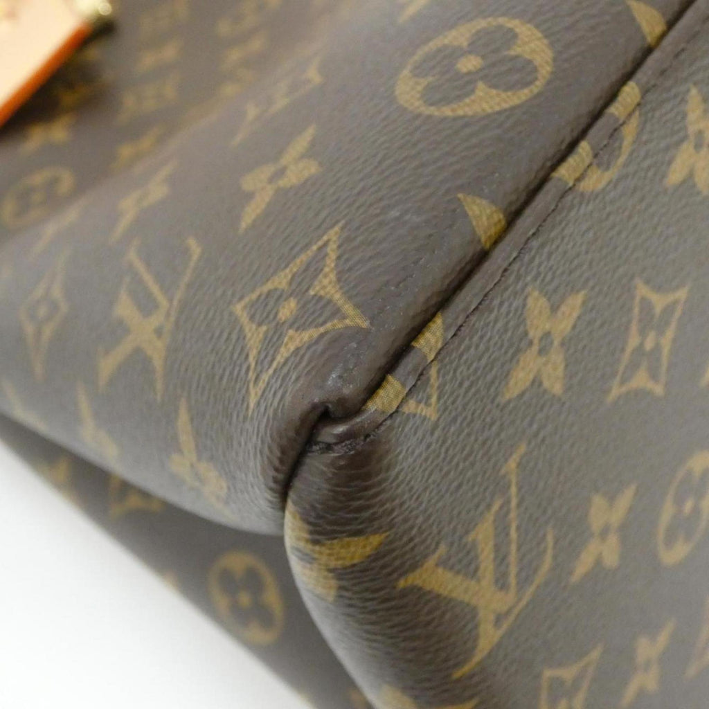 Louis Vuitton Marron Coated Canvas Handbag (Pre-Owned)