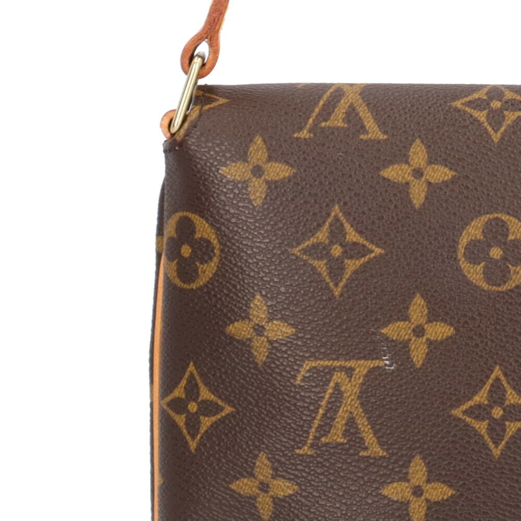 Louis Vuitton Brown Monogram Canvas Shoulder Bag (Pre-Owned)