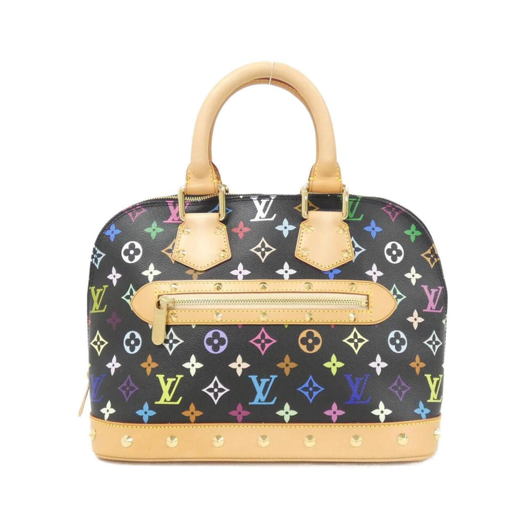 Louis Vuitton Black Multi-Color Coated Canvas Handbag (Pre-Owned)
