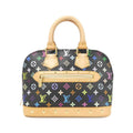 Louis Vuitton Black Multi-Color Coated Canvas Handbag (Pre-Owned)