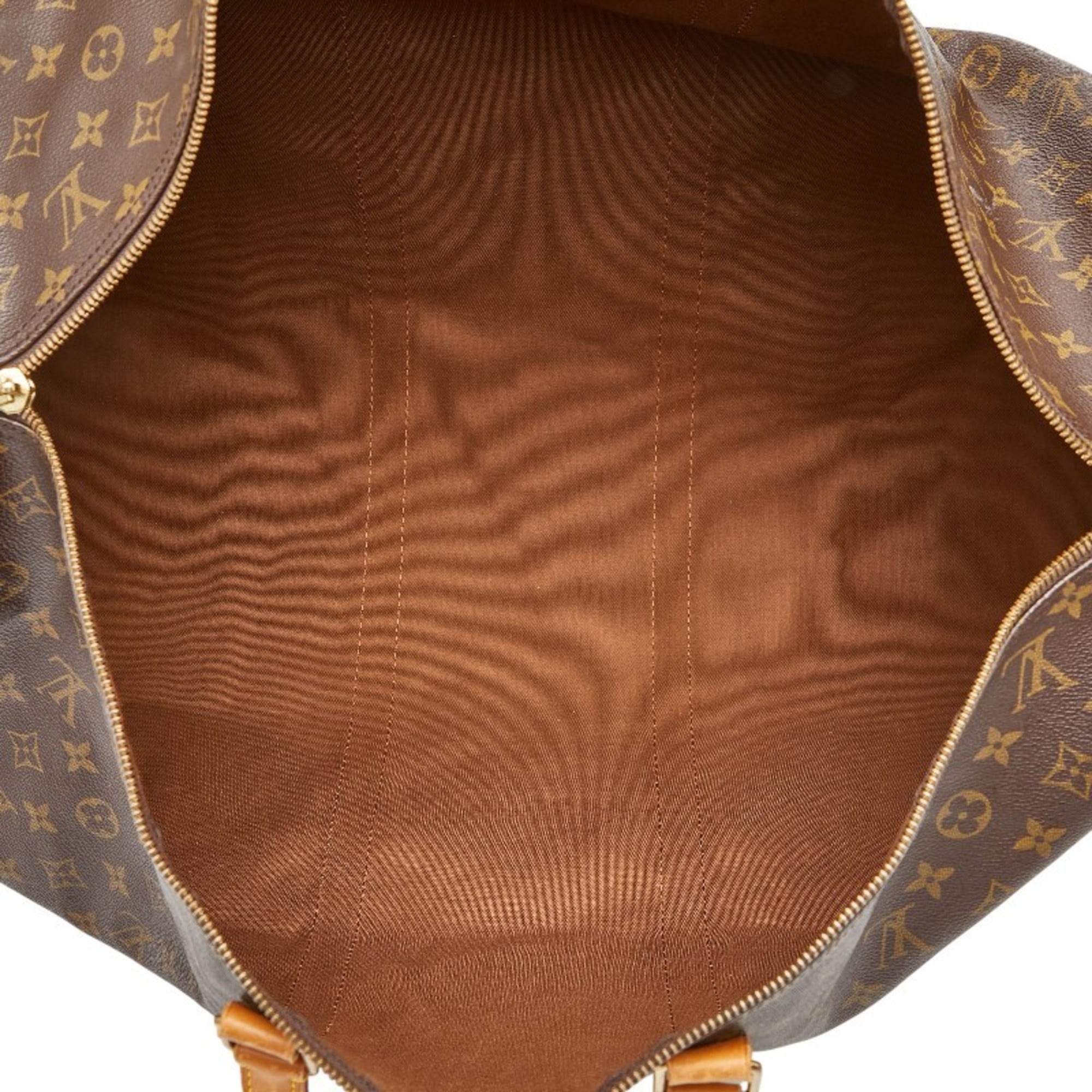 Louis Vuitton Monogram Brown Monogram Monogram Pvc Leather Boston Bag Shoulder Bag (Pre-Owned)