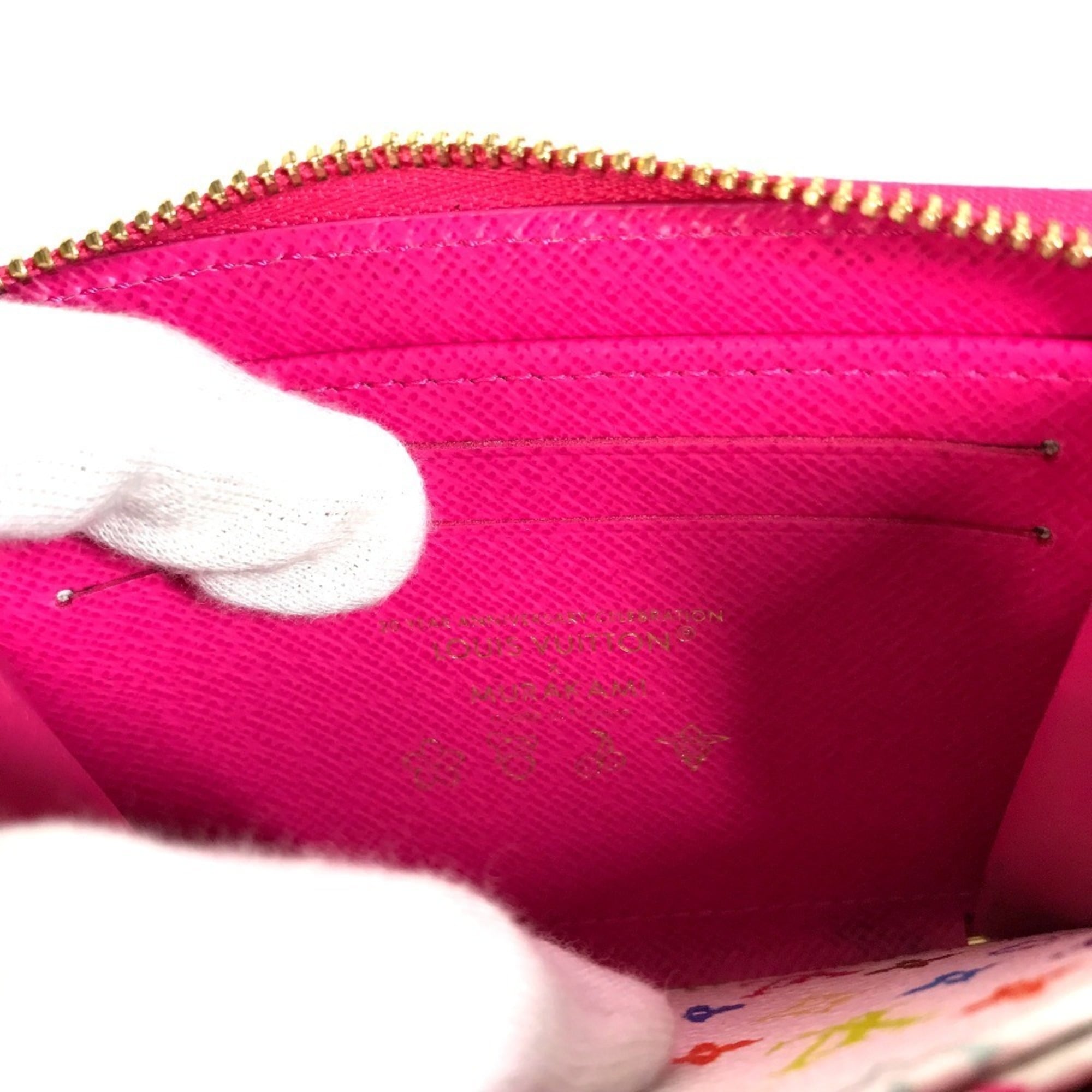 Louis Vuitton Epi Pink Epi Leather Coin Purse/Coin Case (Pre-Owned)