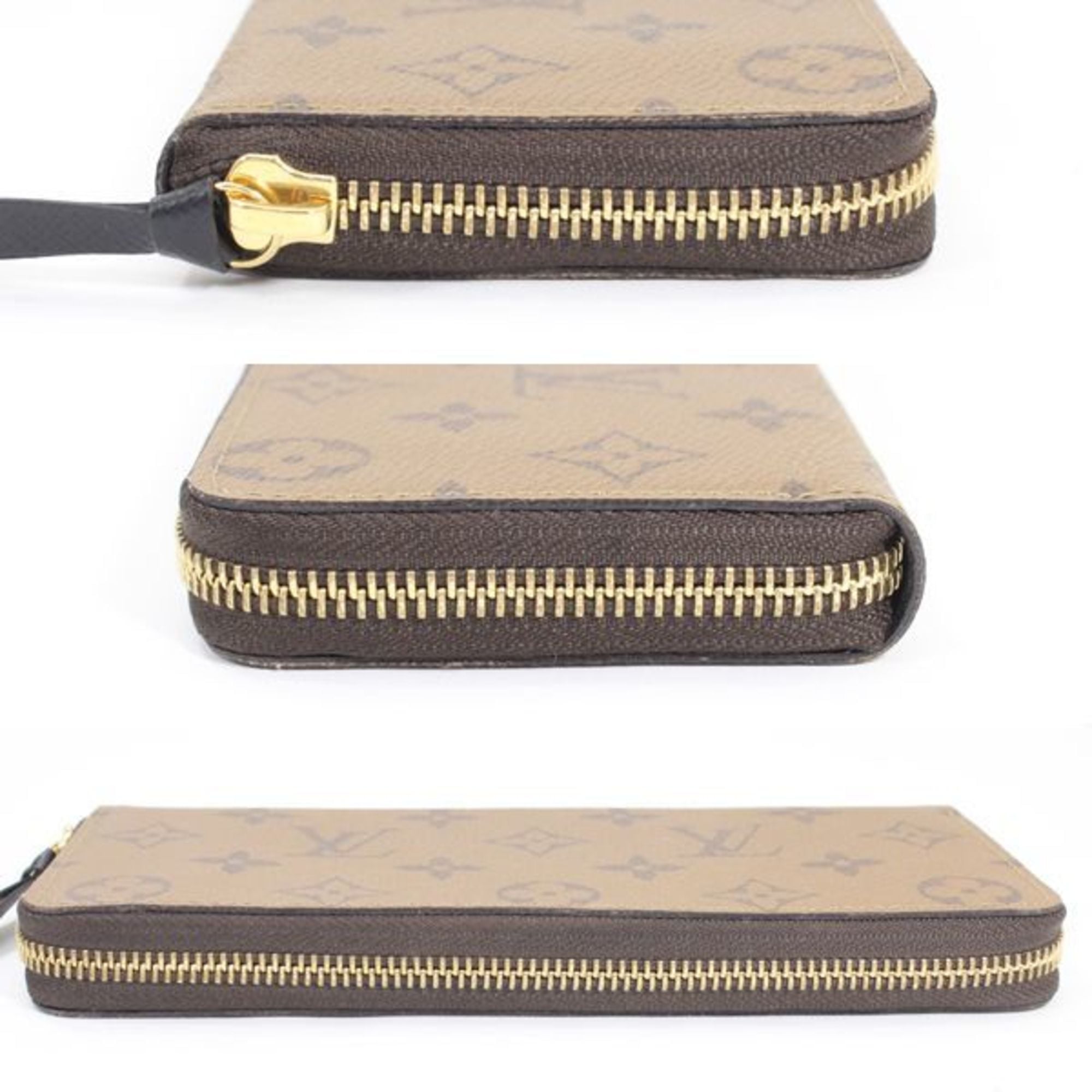 Louis Vuitton Monogram Reverse Light Brown Monogram Reverse Long Wallet (Bi-Fold) (Pre-Owned)