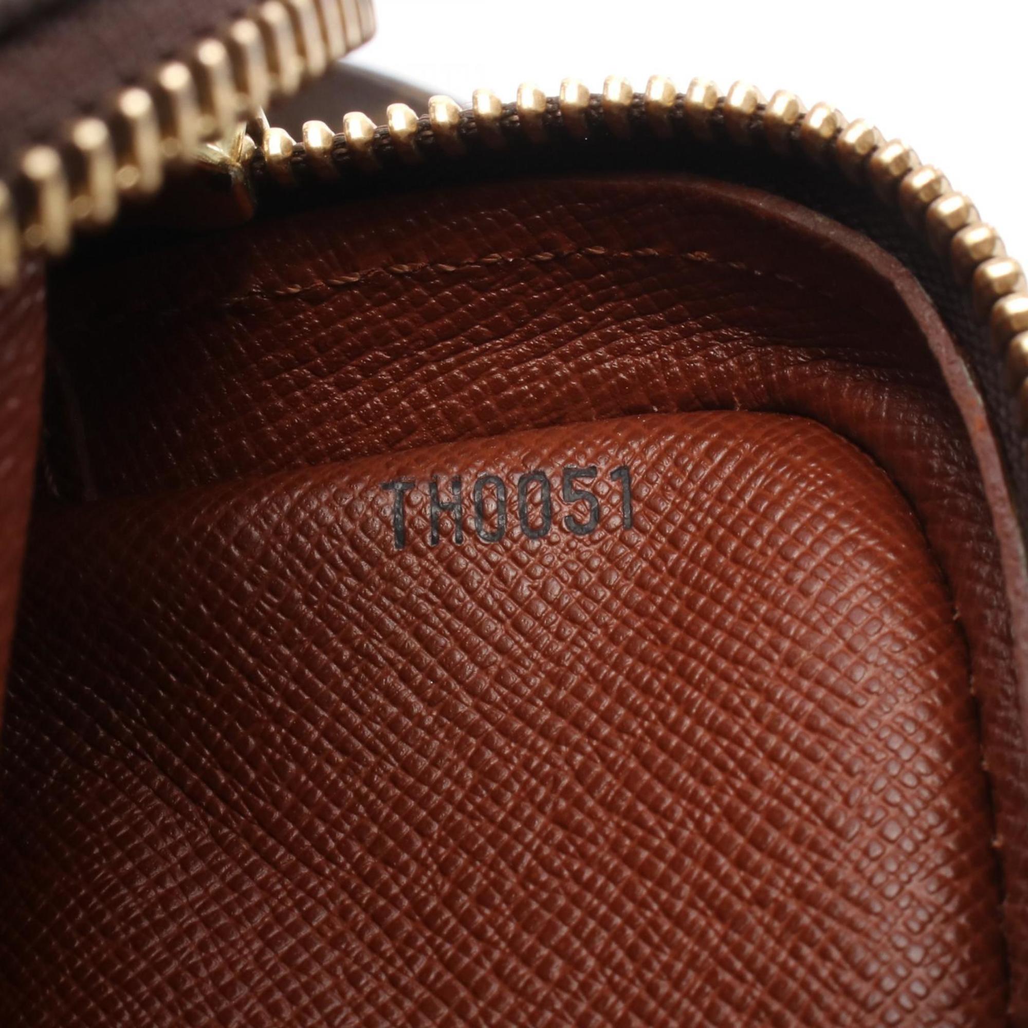 Louis Vuitton Brown Monogram Coated Canvas Leather Shoulder Bag (Pre-Owned)