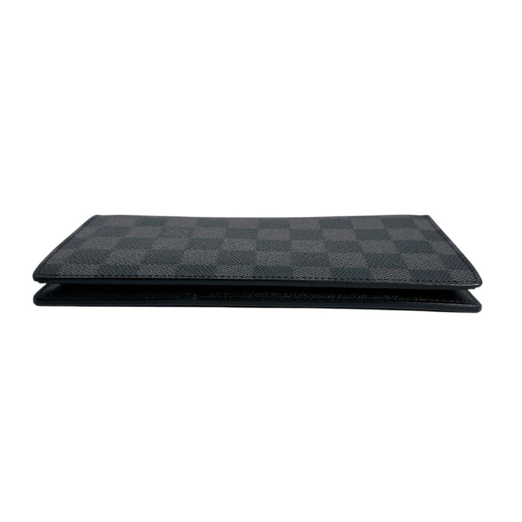 Louis Vuitton Damier Graphite Black Gray Damier Graphite Long Wallet (Bi-Fold) (Pre-Owned)