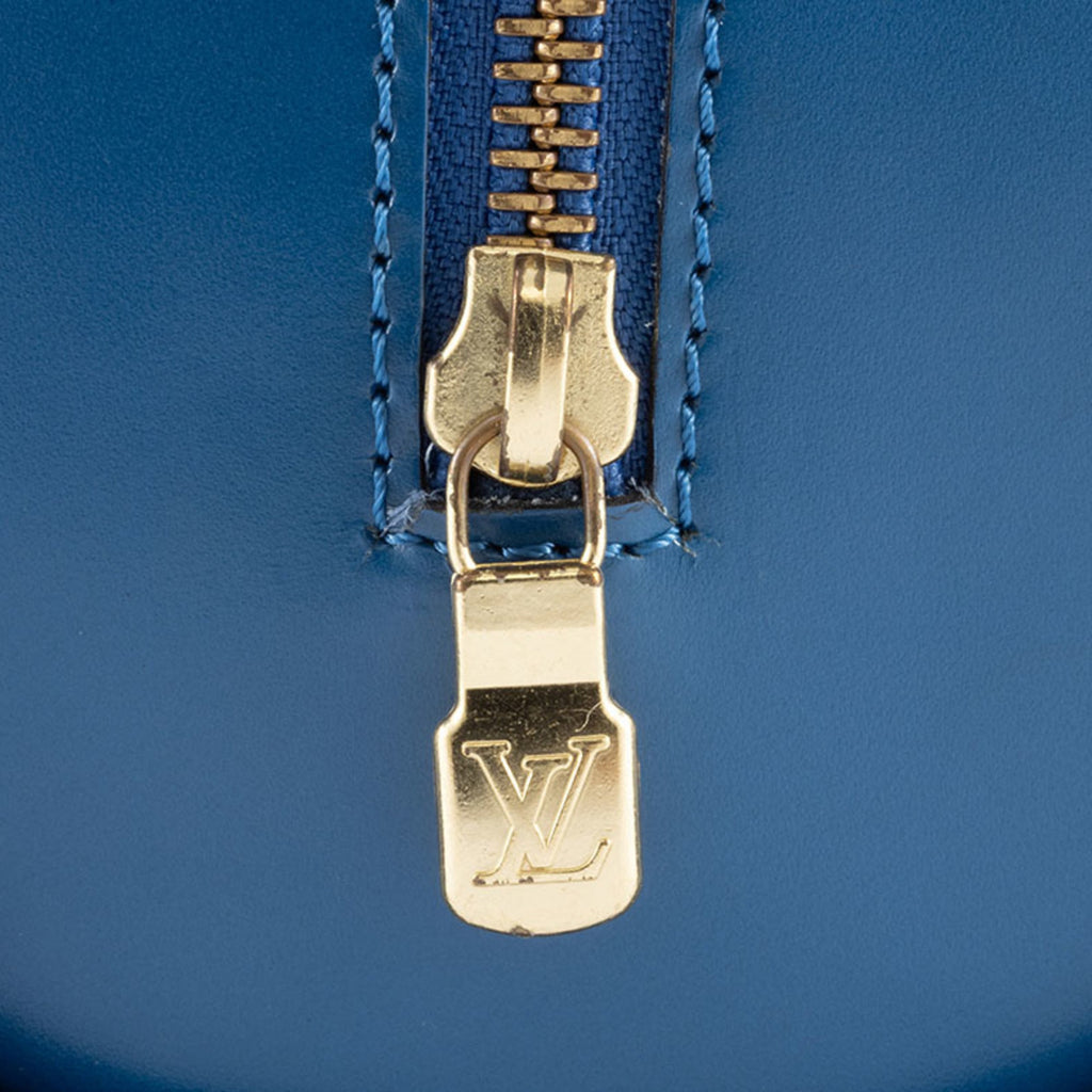 Louis Vuitton Epi Toledo Blue Epi Leather Handbag (Pre-Owned)