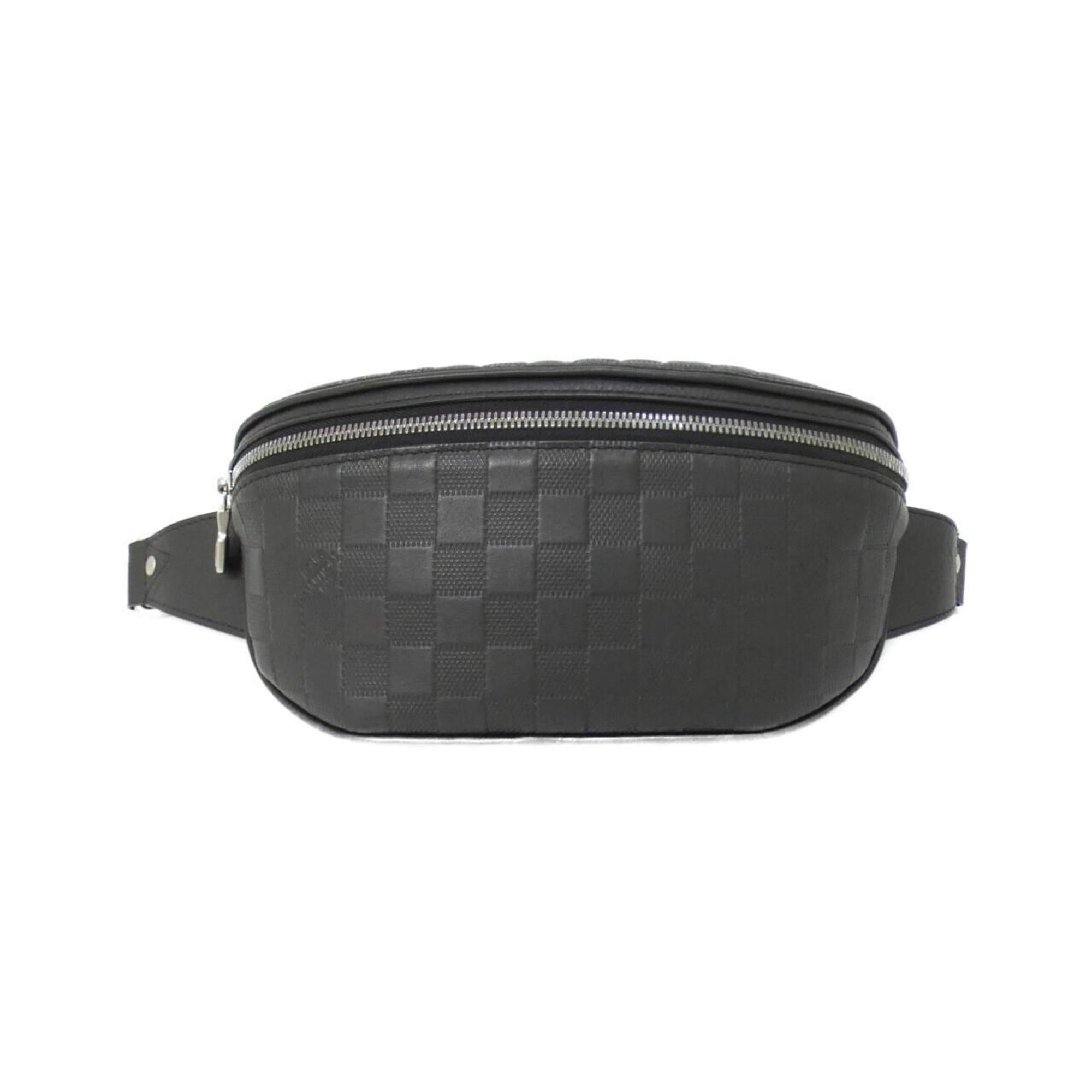 Louis Vuitton Infini Onyx Leather Fanny Pack Shoulder Bag Sling Bag (Pre-Owned)