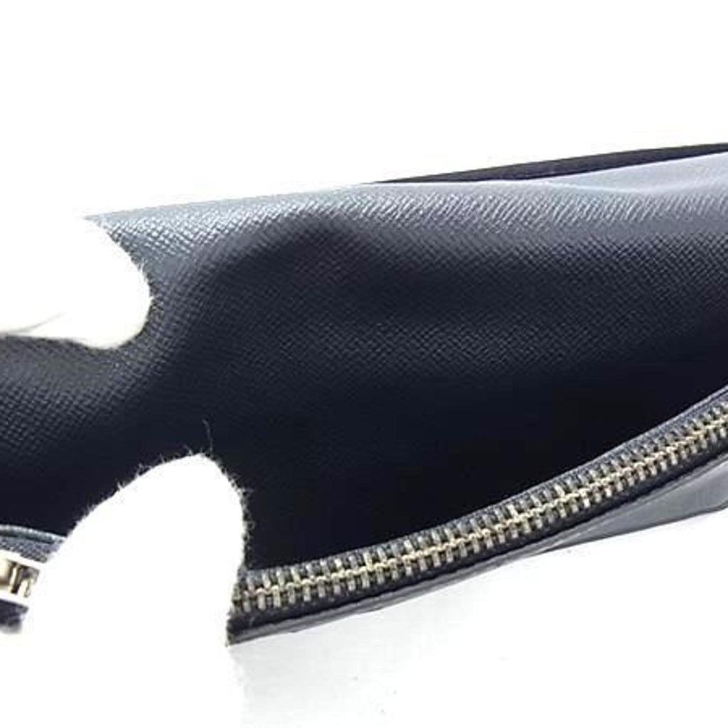 Louis Vuitton Ardoise Black Taiga Leather Long Wallet (Bi-Fold) (Pre-Owned)