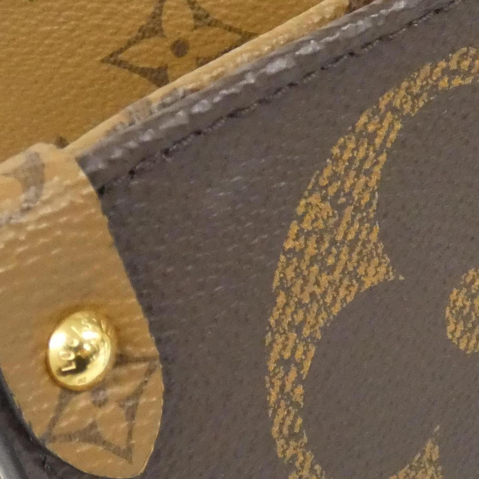 Louis Vuitton Brown Coated Canvas Handbag (Pre-Owned)