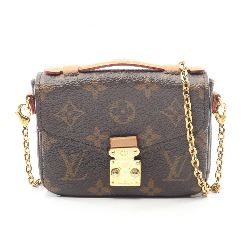 Louis Vuitton Brown Monogram Leather Handbag (Pre-Owned)