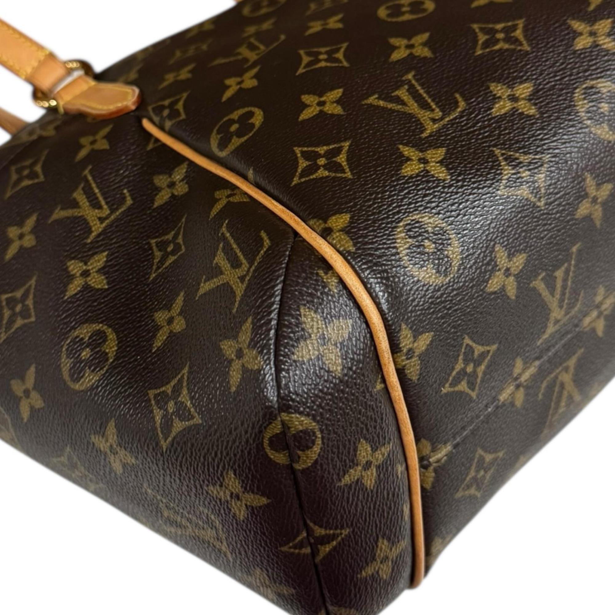 Louis Vuitton Brown Monogram Canvas Tote Bag (Pre-Owned)