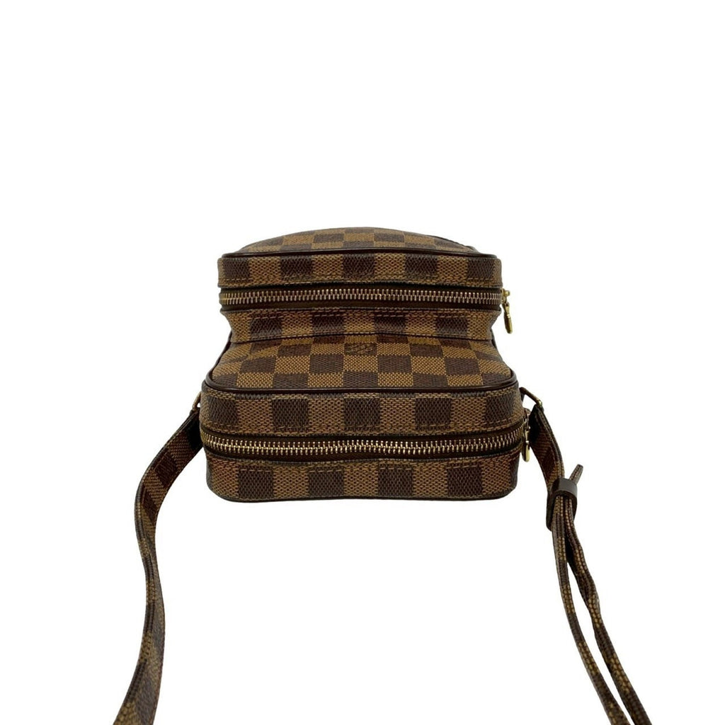 Louis Vuitton Brown Leather Pvc Pochette Shoulder Bag (Pre-Owned)