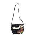 Louis Vuitton Black Noir Satin Leather Shoulder Bag (Pre-Owned)