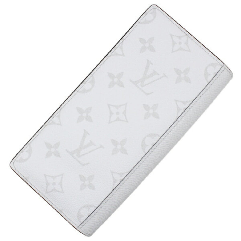 Louis Vuitton Taigarama Blanc White Taigarama Long Wallet (Bi-Fold) (Pre-Owned)