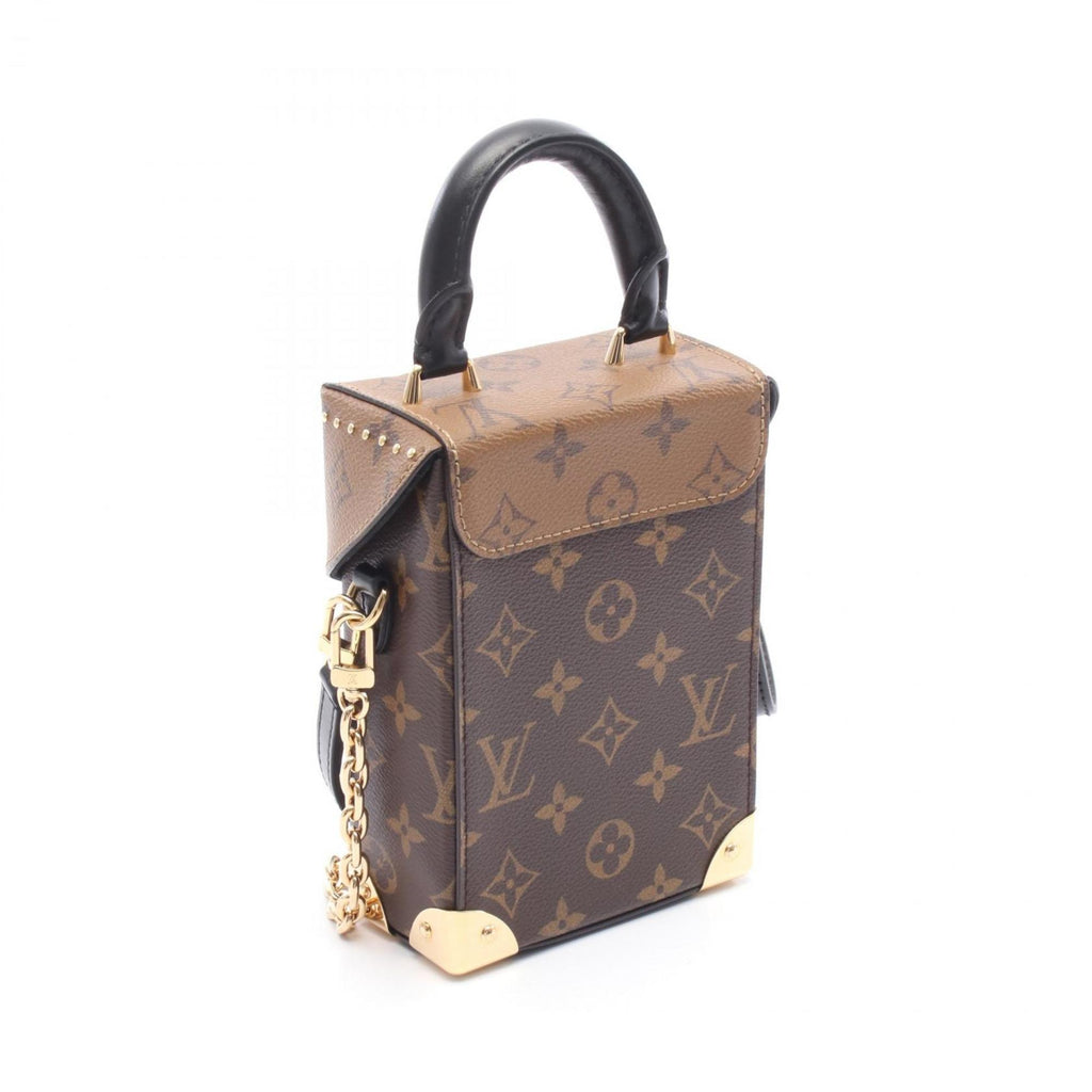 Louis Vuitton Brown Coated Canvas Leather Handbag (Pre-Owned)