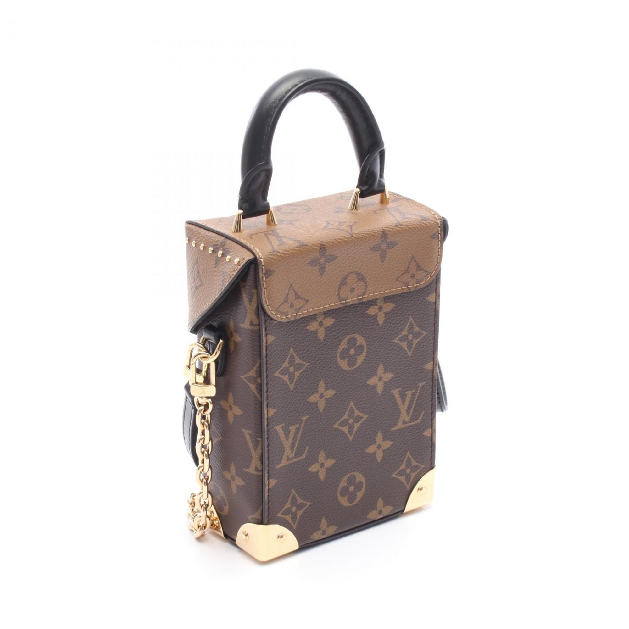 Louis Vuitton Brown Coated Canvas Leather Handbag (Pre-Owned)