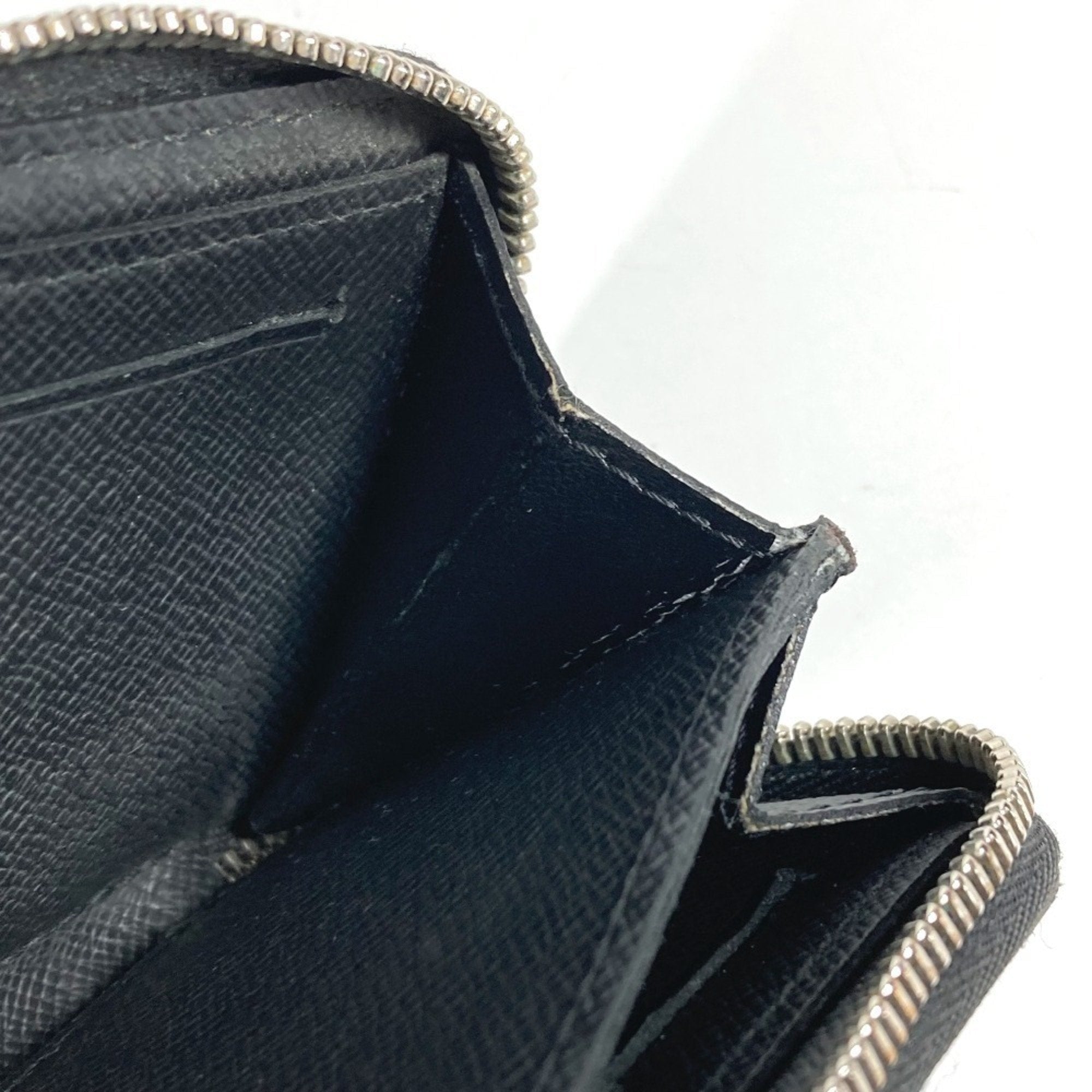 Louis Vuitton Black Damier Graphite Damier Graphite Coin Purse/Coin Case (Pre-Owned)