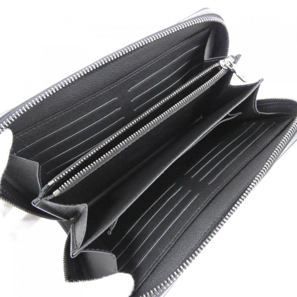 Louis Vuitton Black Coated Canvas Long Wallet (Bi-Fold) (Pre-Owned)