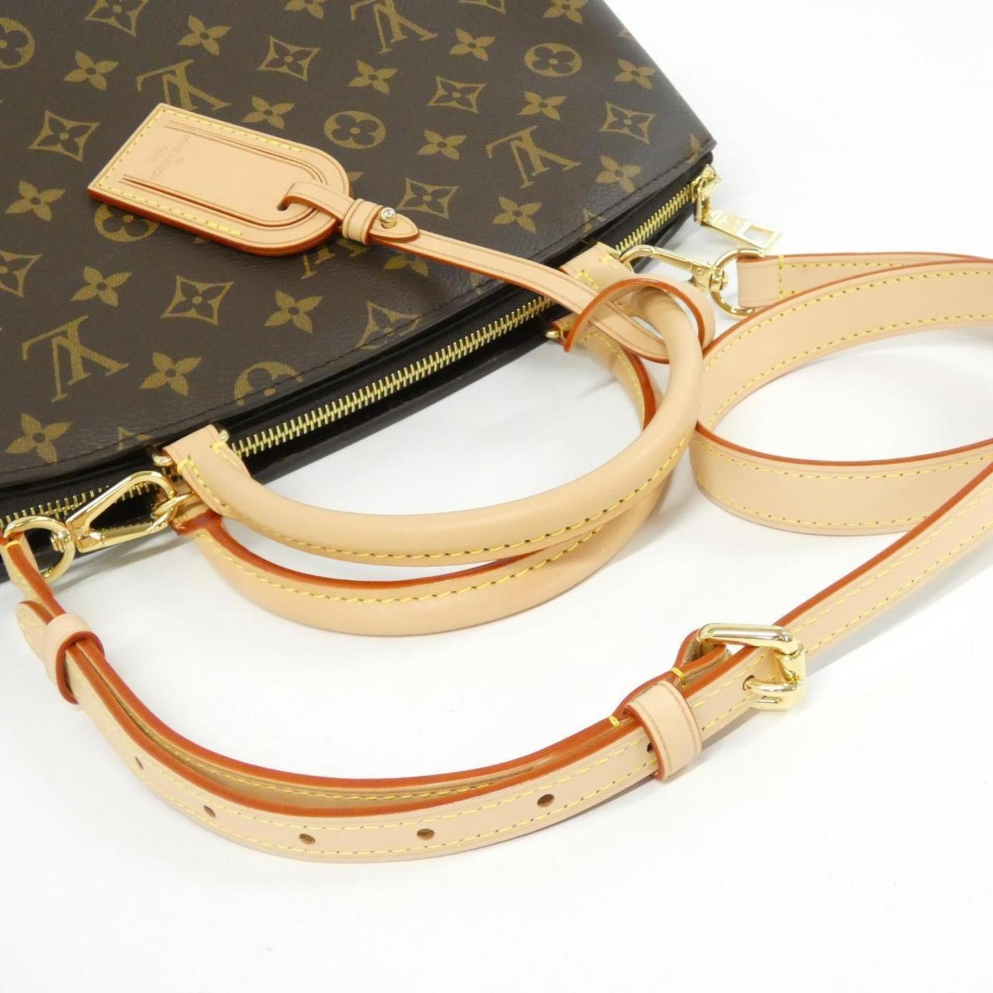 Louis Vuitton Marron Coated Canvas Handbag (Pre-Owned)