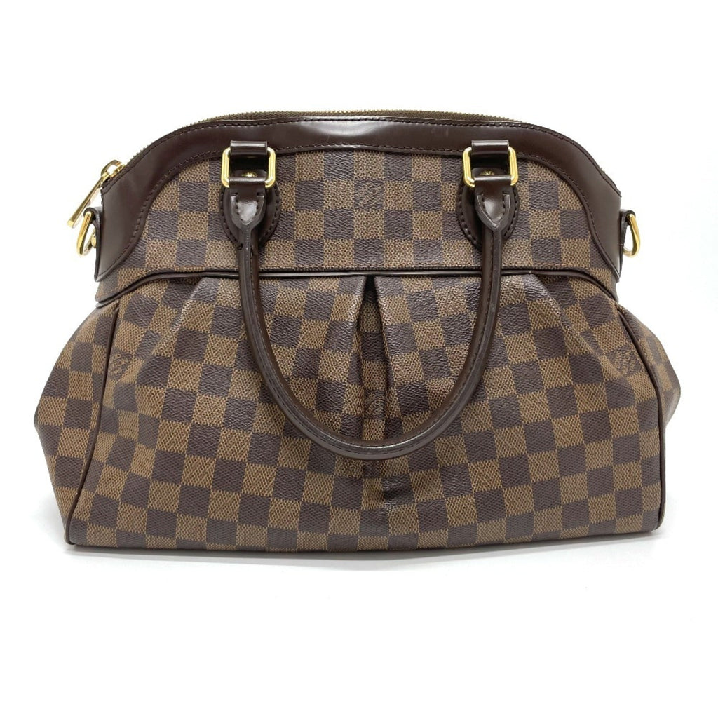 Louis Vuitton Brown Damier Canvas Ebene Damier Canvas Handbag Shoulder Bag (Pre-Owned)