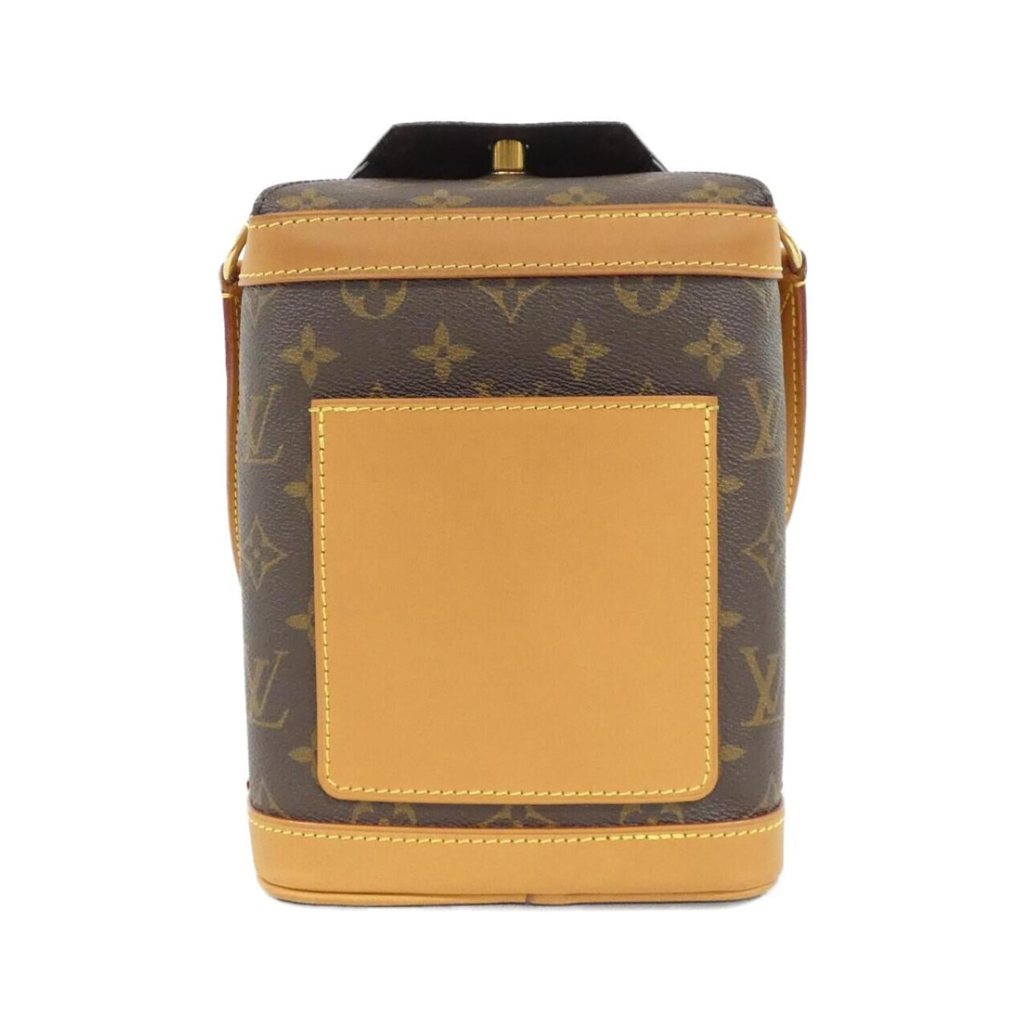 Louis Vuitton Marron Coated Canvas Shoulder Bag (Pre-Owned)