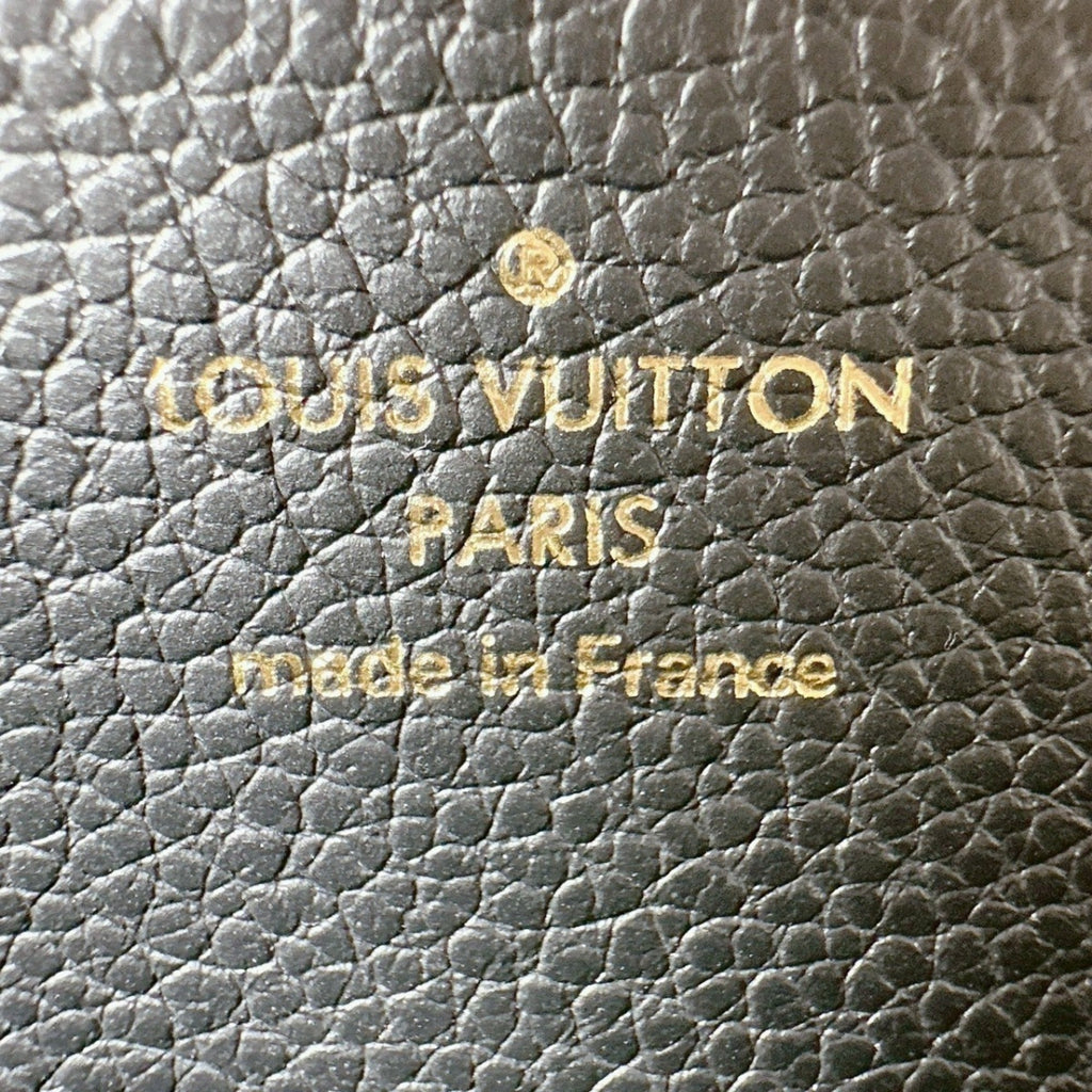 Louis Vuitton Beige Black Monogram Empreinte Long Wallet (Bi-Fold) (Pre-Owned)