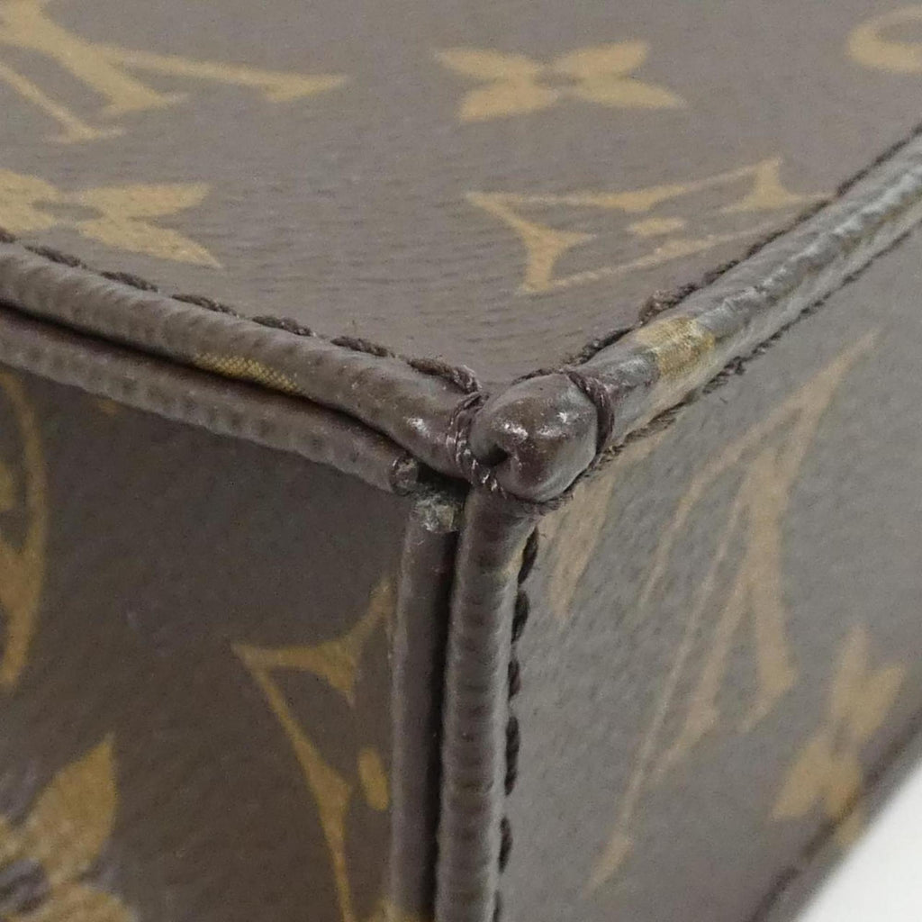 Louis Vuitton Monogram Marron Coated Canvas Handbag (Pre-Owned)