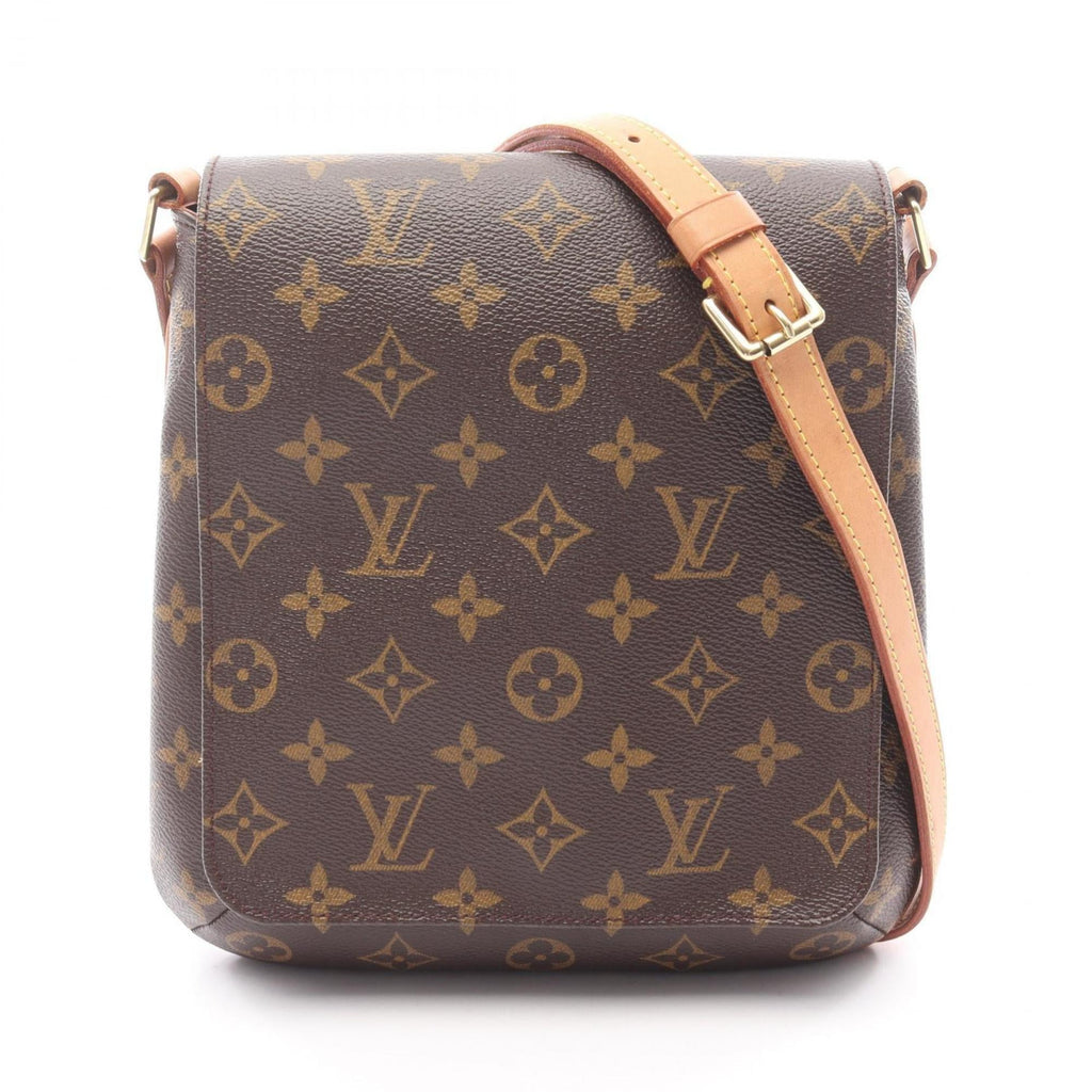 Louis Vuitton Brown Coated Canvas Pvc Monogram Leather Shoulder Bag (Pre-Owned)