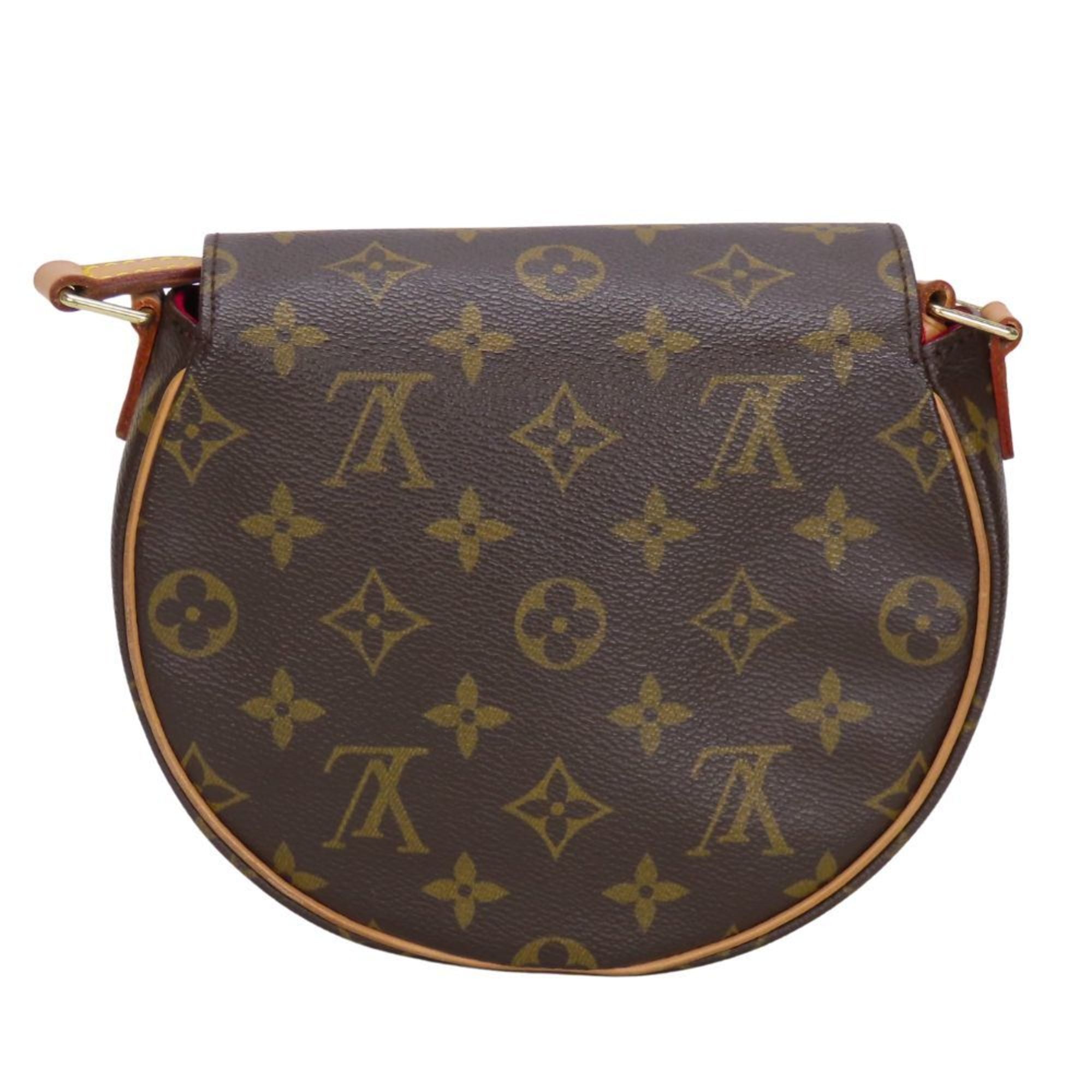 Tambourine Handbag Monogram Canvas