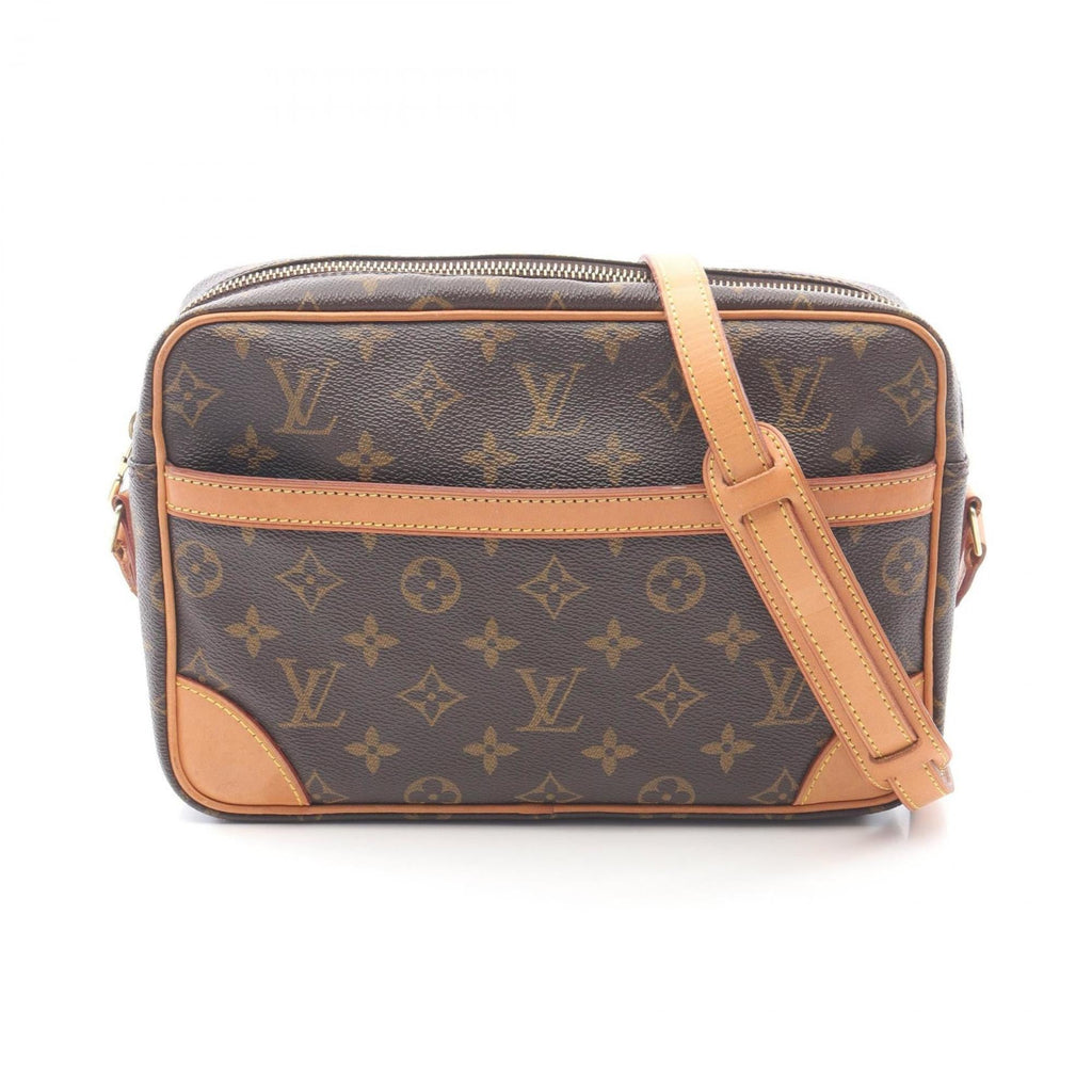 Louis Vuitton Brown Monogram Coated Canvas Shoulder Bag (Pre-Owned)