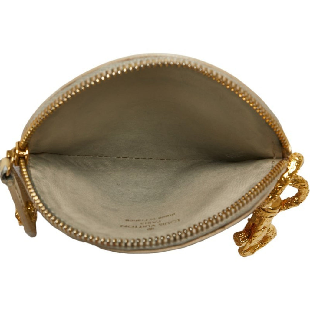 Louis Vuitton Vernis Yellow Leather Coin Purse/Coin Case (Pre-Owned)
