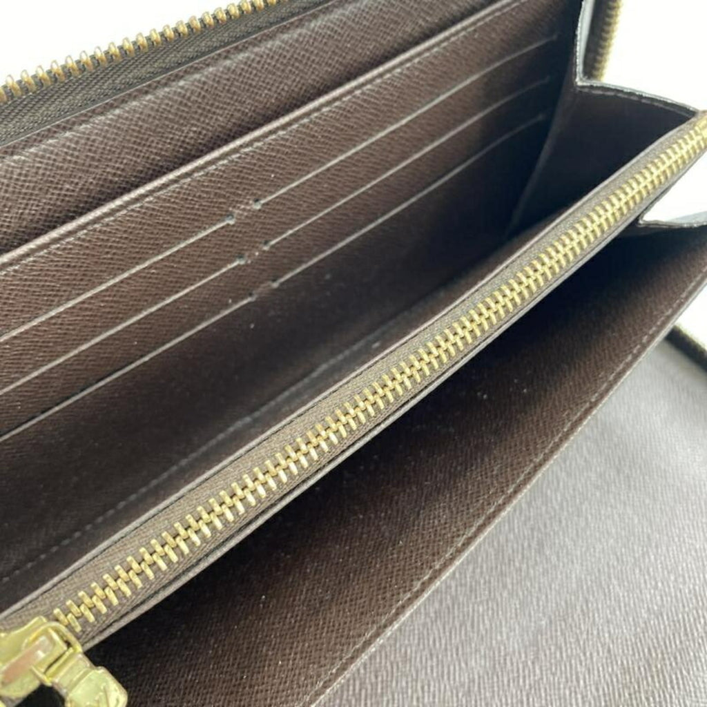 Louis Vuitton Damier Brown Long Wallet (Bi-Fold) (Pre-Owned)