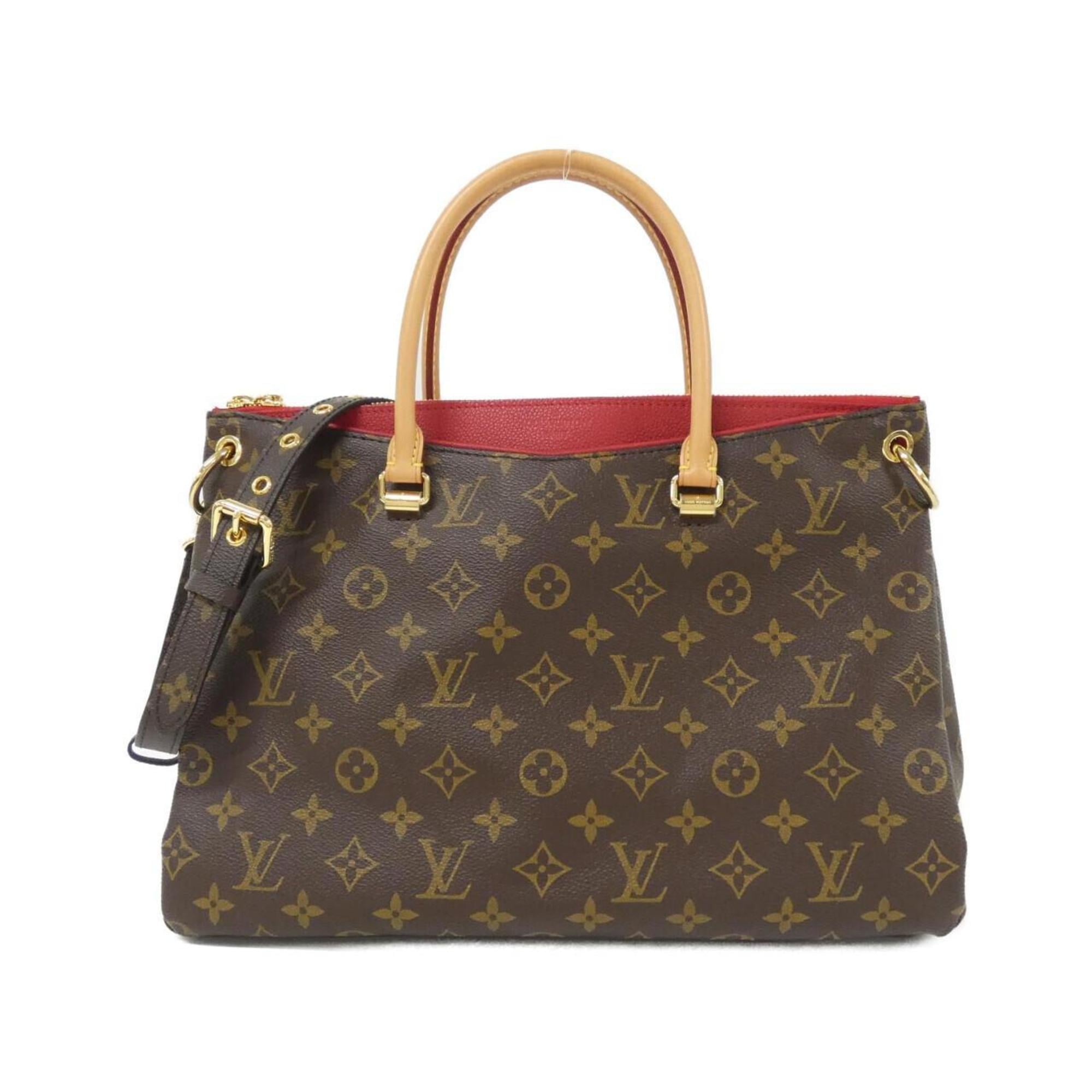 Louis Vuitton Cerise Marron Coated Canvas Handbag (Pre-Owned)