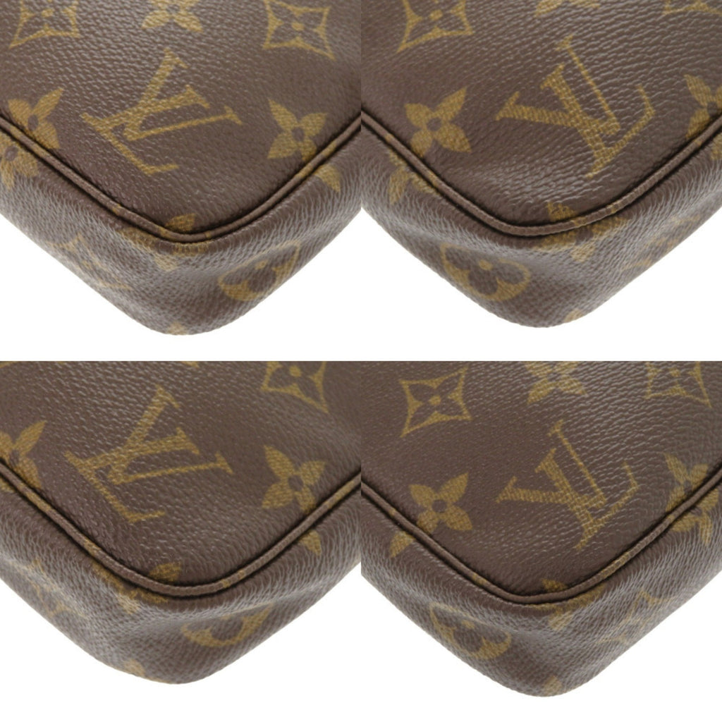Louis Vuitton Brown Monogram Canvas Pochette Pouch (Pre-Owned)