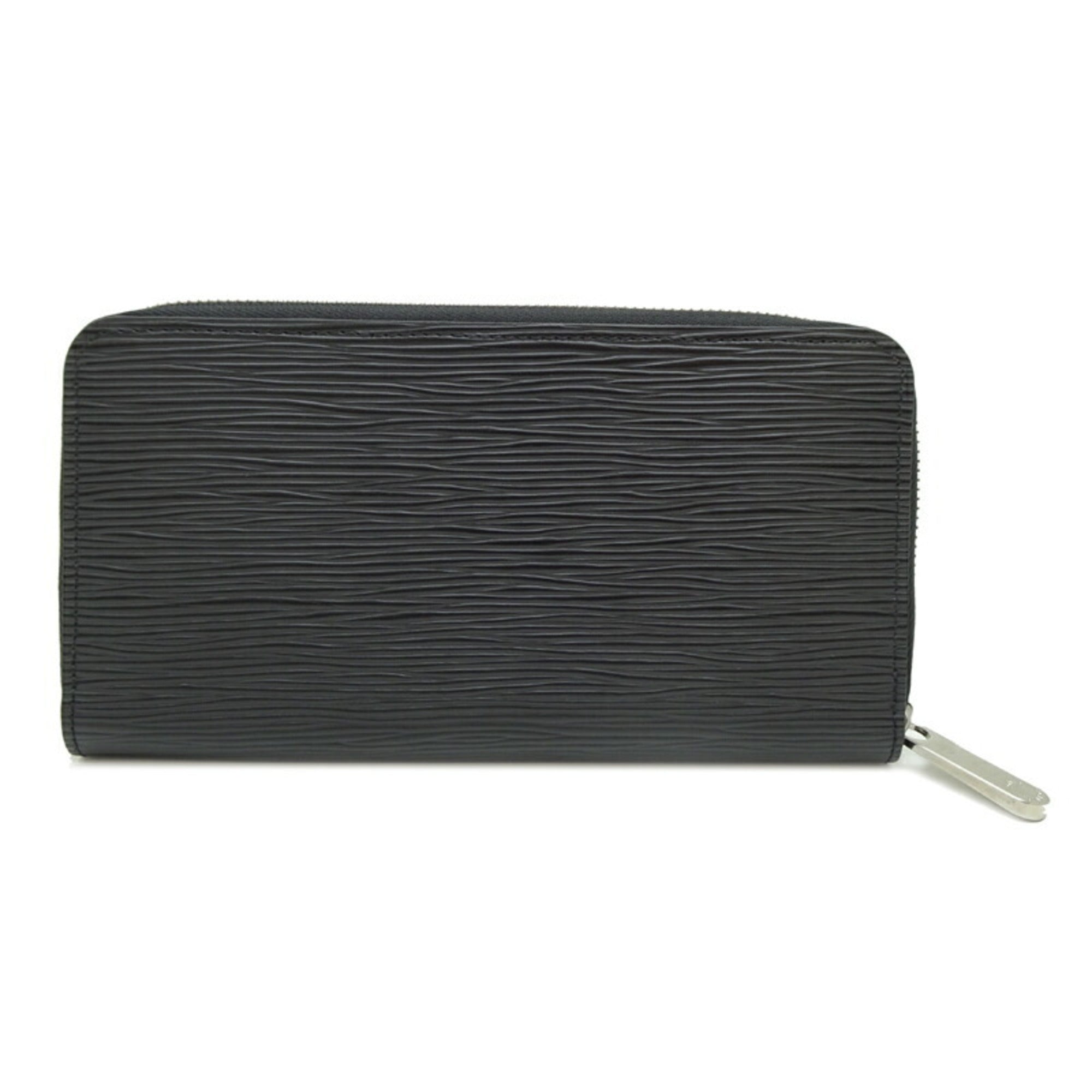 Louis Vuitton Epi Black Noir Epi Leather Long Wallet (Bi-Fold) (Pre-Owned)