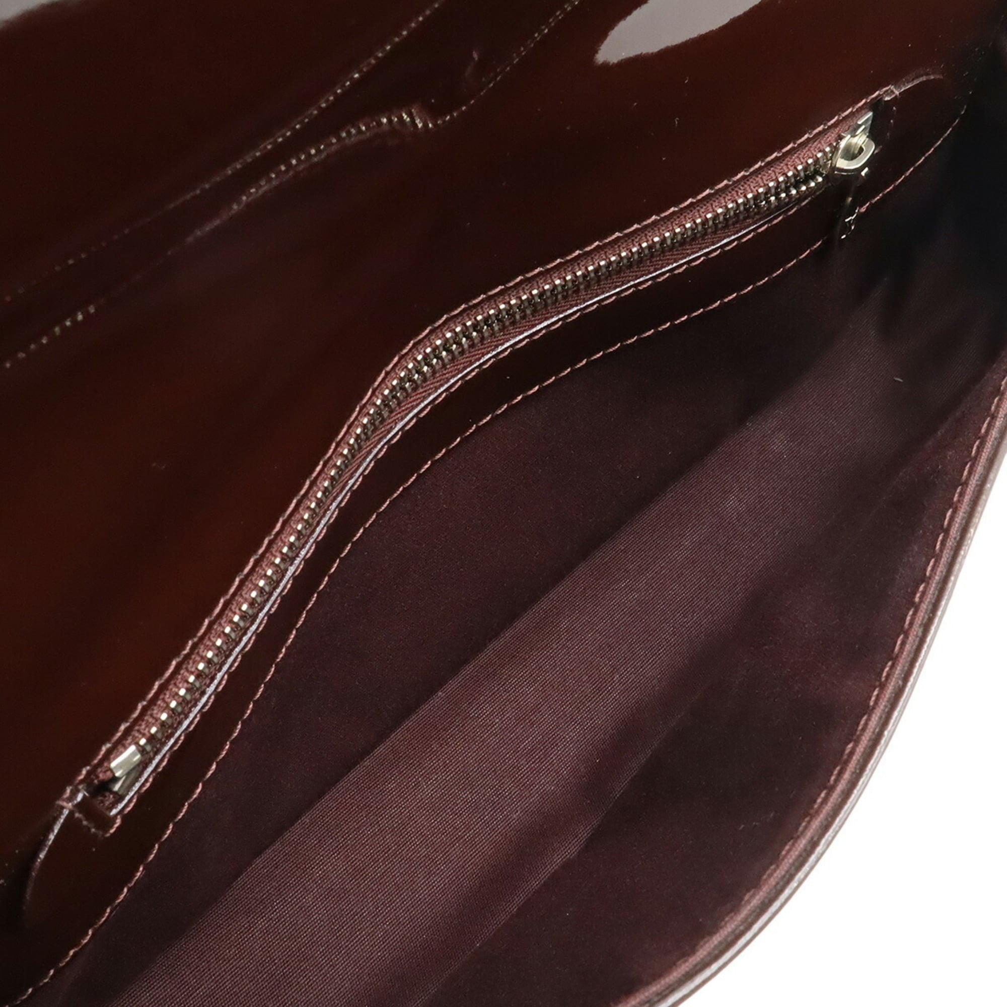 Louis Vuitton Brown Epi Leather Clutch Bag Pochette (Pre-Owned)