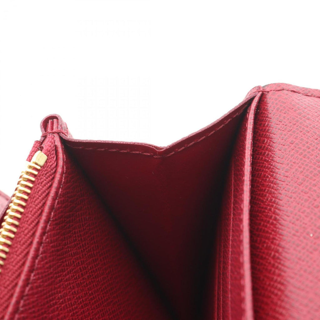 Louis Vuitton Brown Fuchsia Monogram Pink Monogram Long Wallet (Bi-Fold) (Pre-Owned)