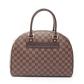 Louis Vuitton Brown Coated Canvas Leather Handbag (Pre-Owned)