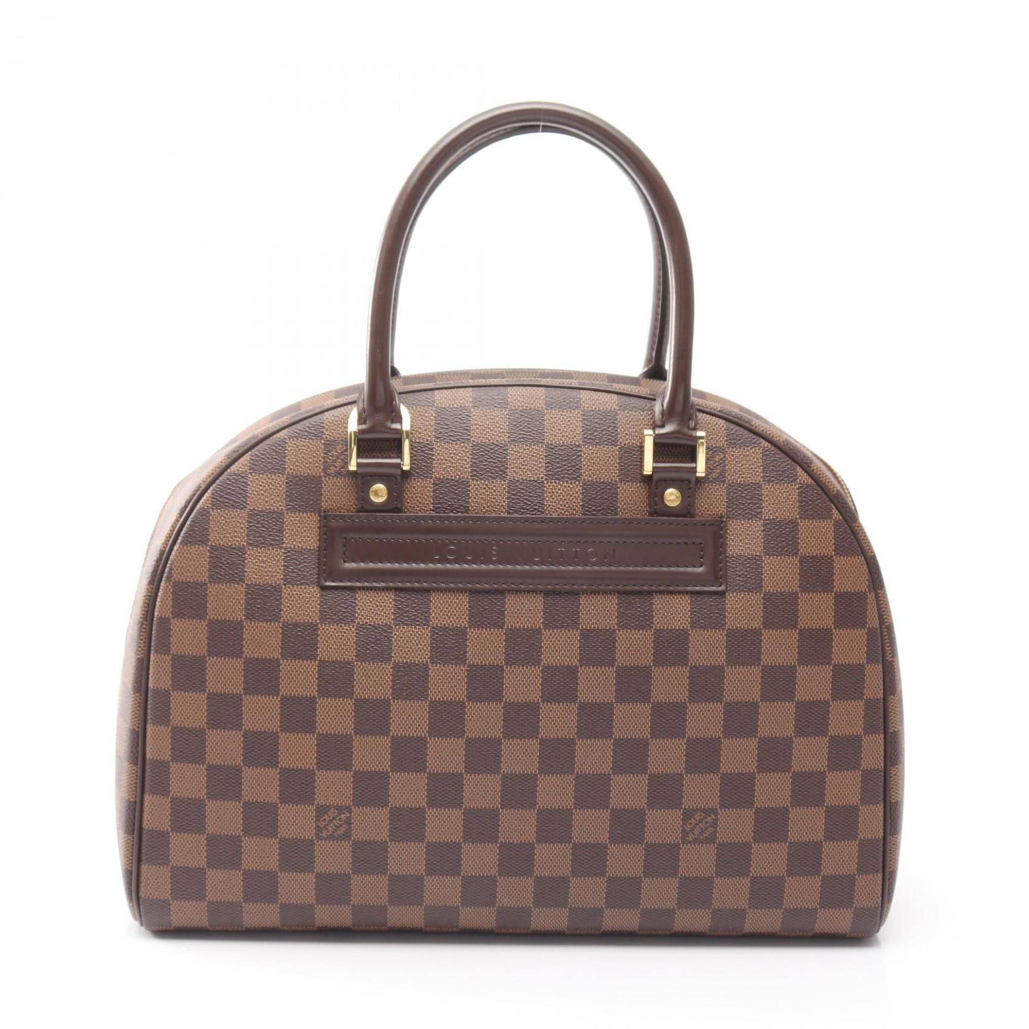 Louis Vuitton Brown Coated Canvas Leather Handbag (Pre-Owned)