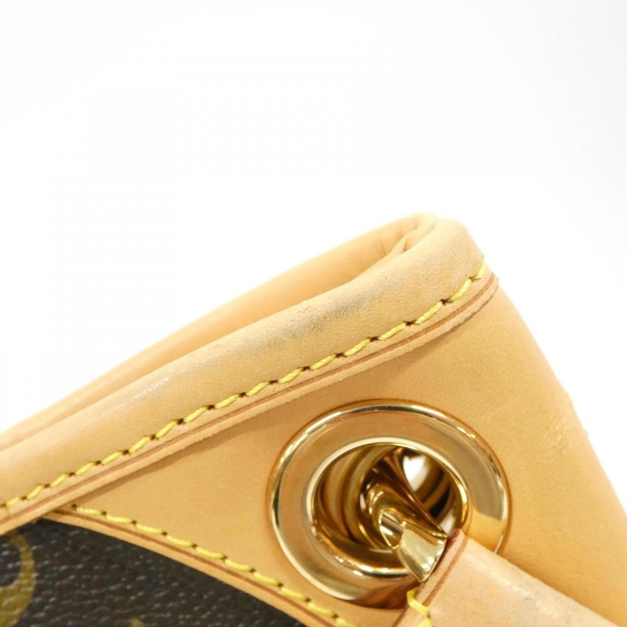 Louis Vuitton Brown Coated Canvas Shoulder Bag (Pre-Owned)